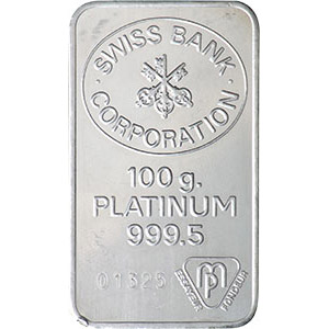 100g Platinum Bar