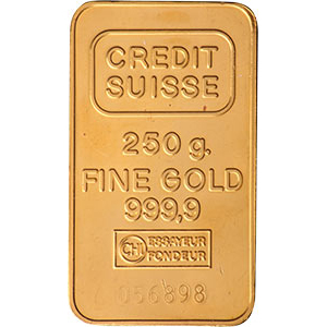 Credit Suisse 250g Gold Bar