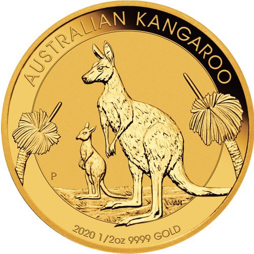 1/2 oz Australian Kangaroo Gold Coin 2020