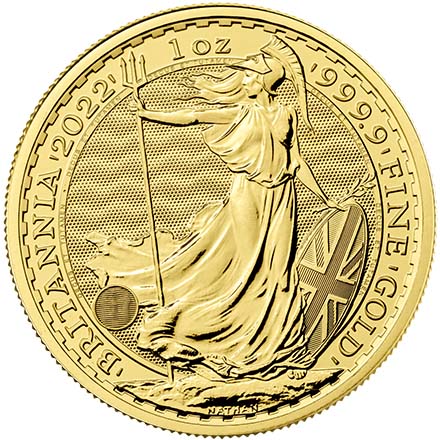 Britannia 2022 gold coin