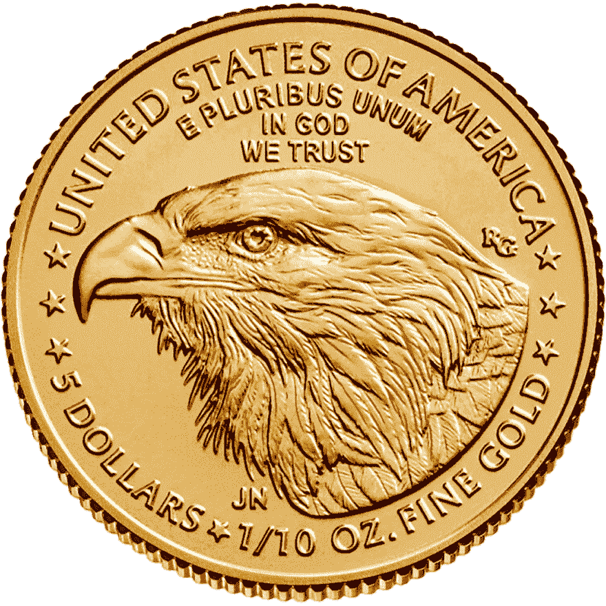 1-10 oz american eagle gold coin 2023