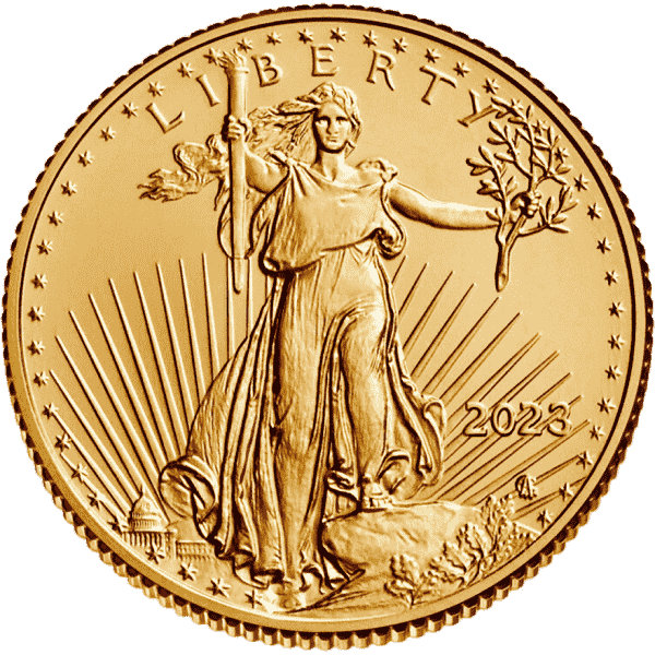 1-10 oz american eagle gold coin
