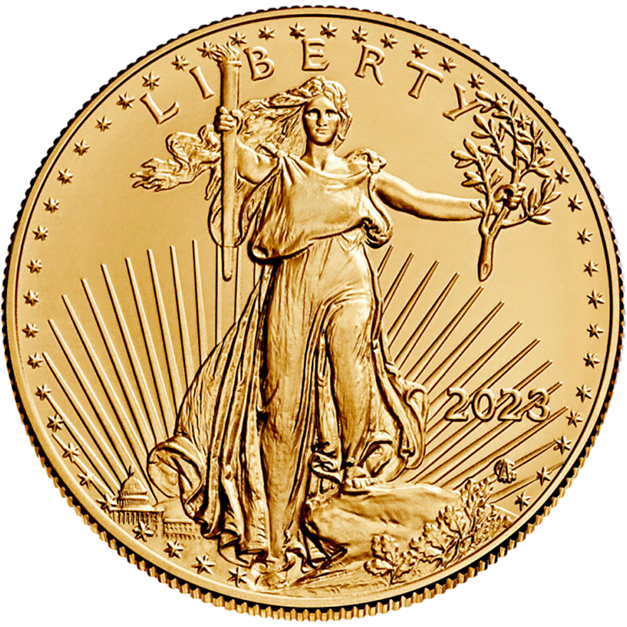 1-2-oz-american-eagle-gold-coin-2023-front