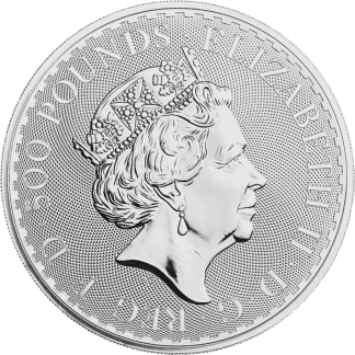 1 kilo britannia silver coin 2023 front