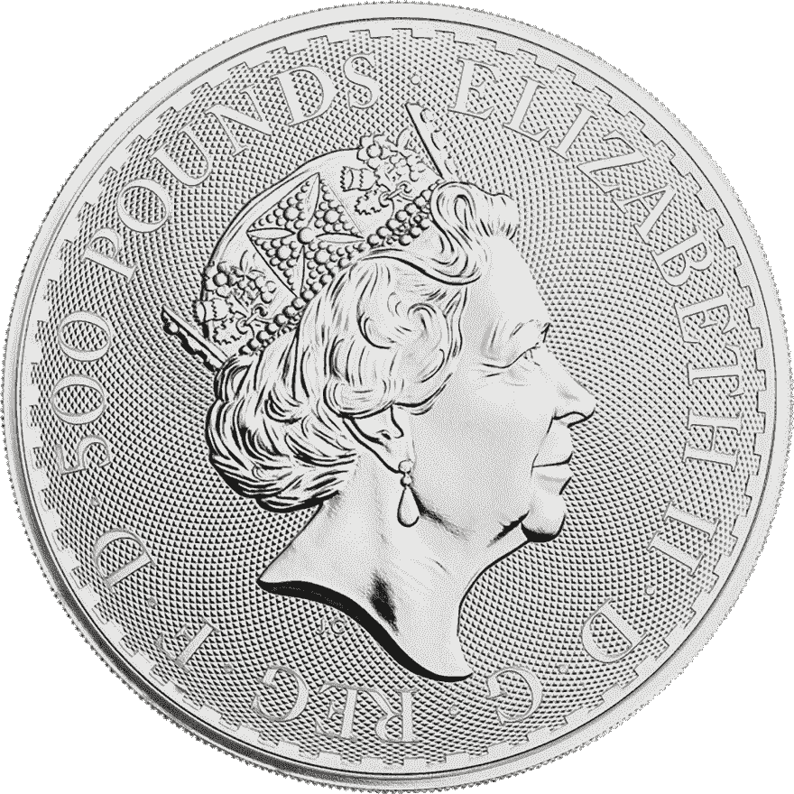 1 kilo britannia silver coin 2023 front