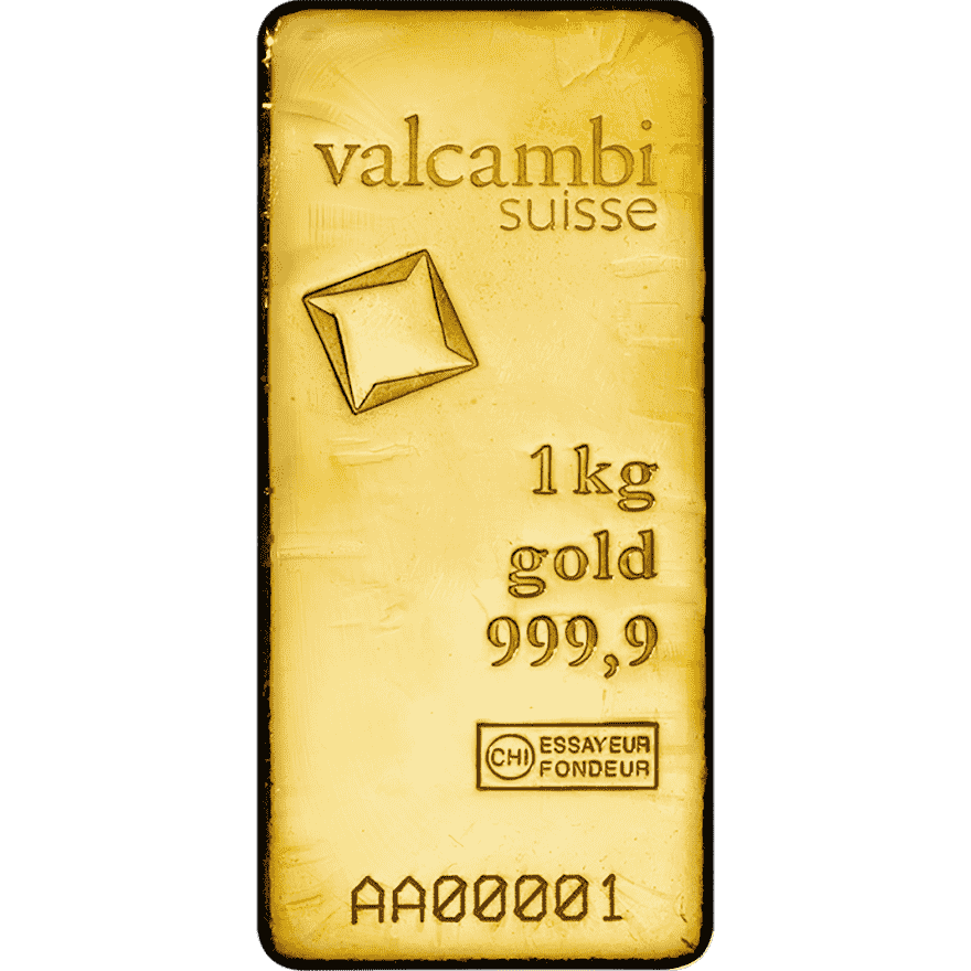 1 kilo gold bar valcambi