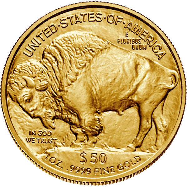 1 oz american buffalo gold coin 2023 back