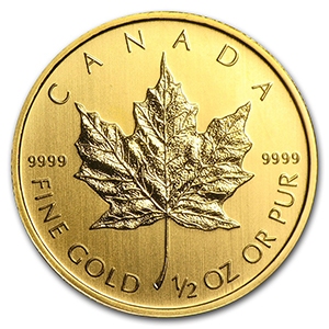 Canada Maple Leaf Gold Coin 1/2 Oz