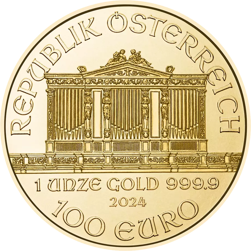 Full Gold Sovereign coin reverse depicting St George slaying the dragon, investment-grade UK gold bullion