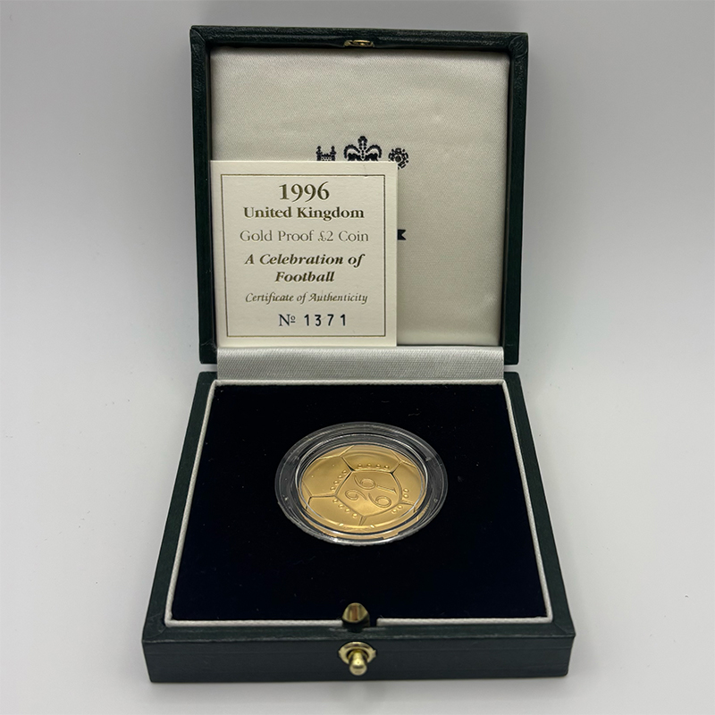 1996 collectible coin set, certified investment-grade bullion available from Gold Investments UK