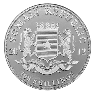 Obverse of a 2012 investment-grade bullion coin available to buy from Gold Investments UK