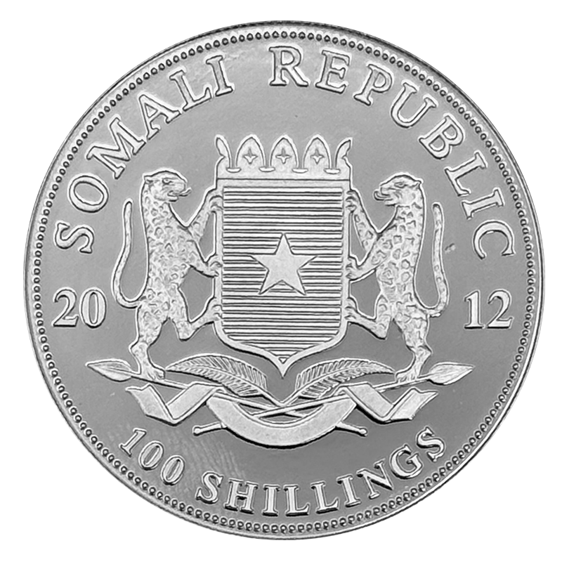 Obverse of a 2012 investment-grade bullion coin available to buy from Gold Investments UK